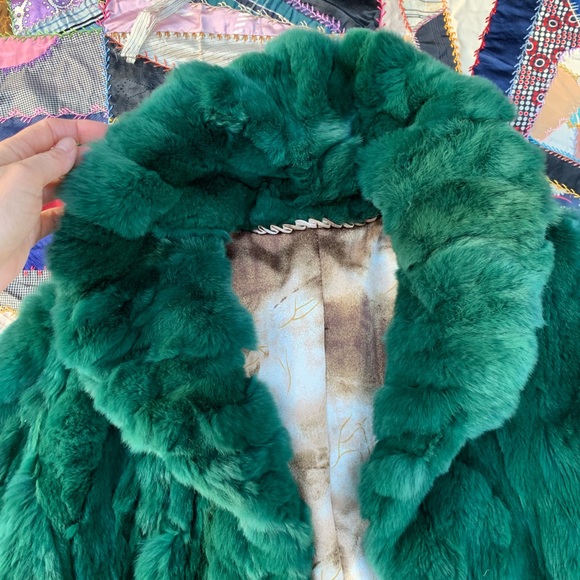 Vintage Jackets & Coats Vintage Evergreen Rabbit Fur Jacket Poshmark